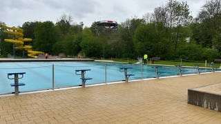 Freibad Öhringen (Hohenlohekreis) Vorbereitungen