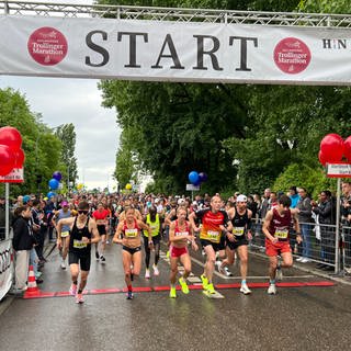 Als erstes gingen 473 "Marathonis" auf die Strecke.