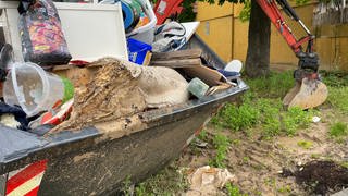 Eine Woche nach dem schweren Unwetter in Gemmingen (Kreis Heilbronn)