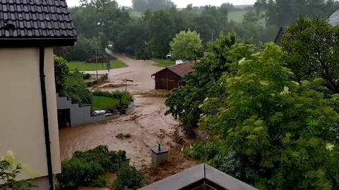 Hochwasser in Weißlenburg