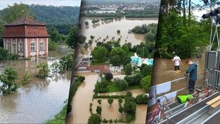 Wochenrückblick Woche 23. SWR Studio Heilbronn. Hochwasser in Forchtenberg, Obereisesheim und Theater im Fluss