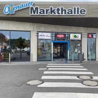 In Offenau (Kreis Heilbronn) ist ein Geldautomat gesprengt worden
