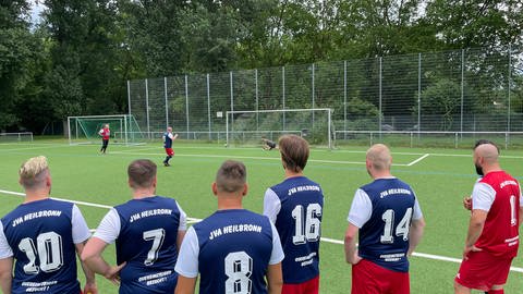 Die JVA Heilbronn auf einem Elfmeter-Turnier 