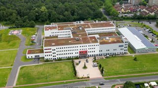 Rotkreutklinik Wertheim Luftaufnahme