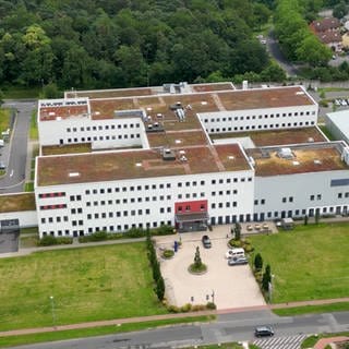 Rotkreutklinik Wertheim Luftaufnahme