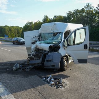 Unfall auf der A81 bei Ilsfeld 