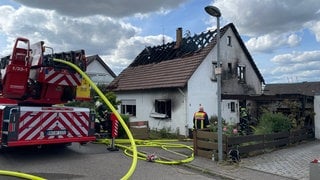 Brand in einem Oedheimer Einfamilienhaus.