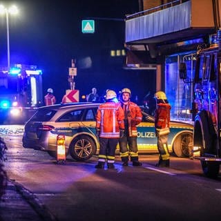 Geldautomatensprendung in der Sparkassenfiliale in Sulzbach-Laufen