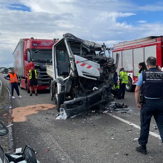 Lkw-Unfall auf der A6