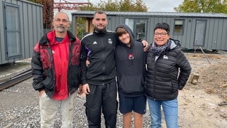 Auf dem Gelände der abgebrannten Bäckerei Hörtling hat die Familie Tiny Houses errichten lassen.