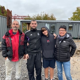 Auf dem Gelände der abgebrannten Bäckerei Hörtling hat die Familie Tiny Houses errichten lassen.