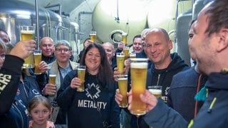 Zusammen mit dem gemeinnützigen Verein Metality kam Braumeister Thomas Wachno die Idee für das Heavy-Metal-Bier aus Bad Rappenau (Kreis Heilbronn).