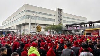 IG Metall Streik bei Audi in Neckarsulm