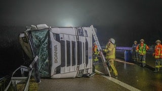 Nach einem Unfall auf der A6 war die Autobahn in Richtung Heilbronn zwischen Sinsheim und Bad Rappenau gesperrt. 