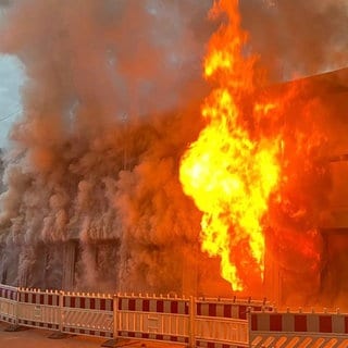 Feuer auf Heilbronner Bildungscampus