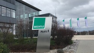 Die Firmenzentrale des IT-Dienstleisters Bechtle in Neckarsulm. Das Unternehmen hat wieder einen Millionenauftrag erhalten.