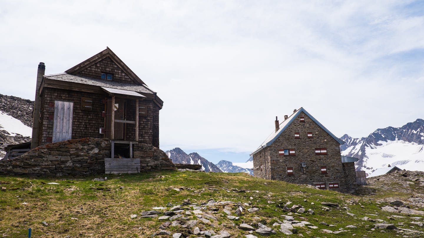 Fidelitashütte der DAV Sektion Karlsruhe in den Ötztaler Alpen.