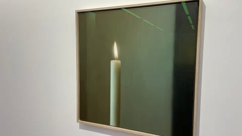 Gerhard Richters "Kerze" in der Austellung Transformers