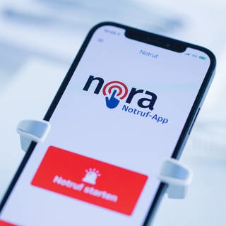 Nora-App auf einem Handy.