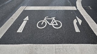 Kreuzung für Radfahrer