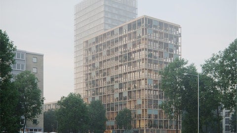 Neubau des Landratsamts Karlsruhe (Skizze)