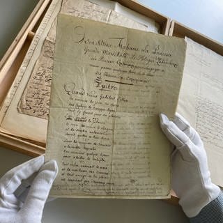 Ein altes Dokument aus dem Fund