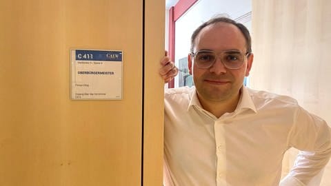 Der Calwer OB Florian Kling räumt sein Büro
