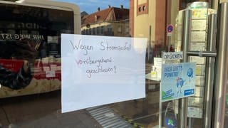 In Rastatt gab es einen Stromausfall. Die Geschäfte mussten vorübergehend geschlossen werden.