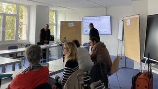 Das Seminar für Lehrende an Schulen gegen Antisemitismus in Karlsruhe.