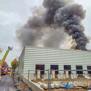 Feuer bei John Deere in Bruchsal