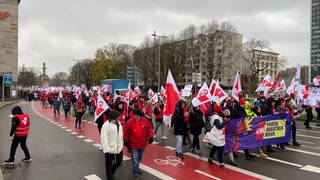 Streik der GEW in Karlsruhe