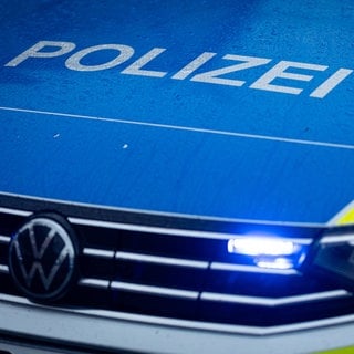 Motorhaube Polizeiwagen