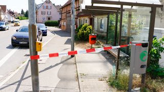 Der Tatort in Mühlacker: Ein Mann soll hier am 17. Juni einer jungen Frau in den Rücken gestochen haben.
