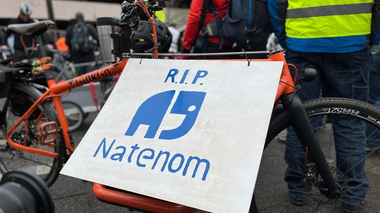 Demo in Pforzheim und Enzkreis nach dem Tod von Radaktivist Natenom für mehr Sicherheit für Radfahrer im Straßenverkehr.