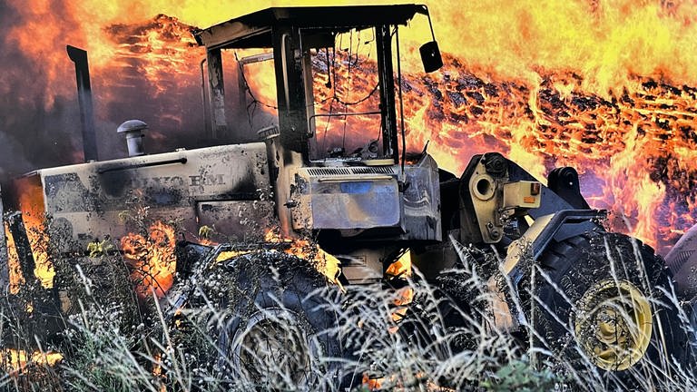 Großbrand in einem Sägewerk im elsässischen Mothern im Jahr 2022