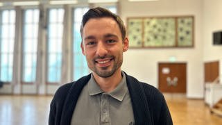 Christian Gotzmann aus Karlsruhe ist ehrenamtlicher Wahlhelfer