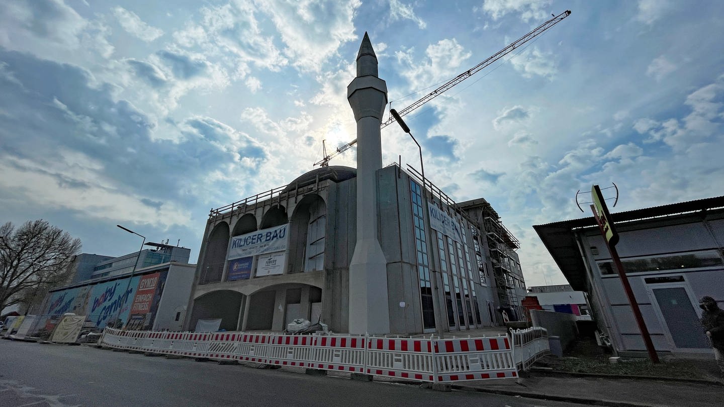 Moschee-Rohbau in Karlsruhe