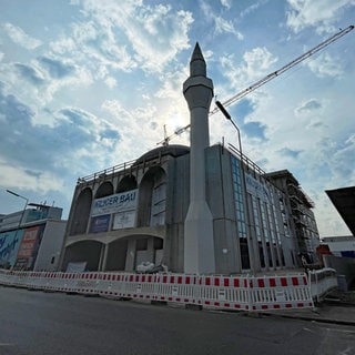 Moschee-Rohbau in Karlsruhe