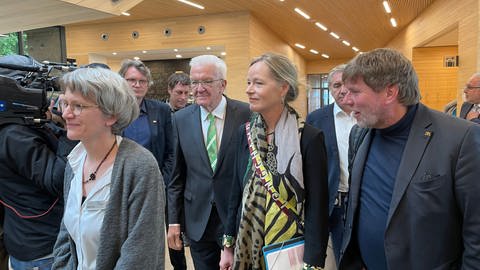 Ministerpräsident Kretschmann und Umweltministerin Walker