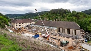 Die Baustelle am Pumpspeicherkraftswerk in Forbach
