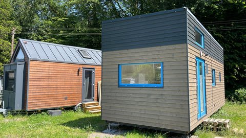 Tiny House im Trend: Ein Campingplatz in Waldbronn (Kreis Karlsruhe) bietet Stellplätze für viele Mini-Häuschen.