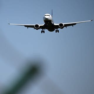 Ein Flugzeug, wie es auch am Flughafen Karlsruhe  Baden-Baden landen könnte. Es gibt immer mehr Klagen wegen verspäteter Flüge.