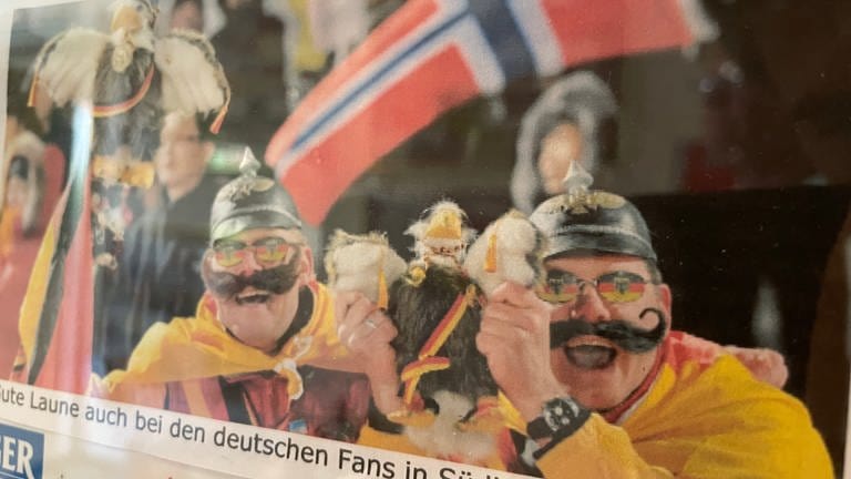 Die Bruchsaler Fans haben sich mit ihren Kostümem beim Biathlon und auch bei Olympia schnell einen Namen gemacht.