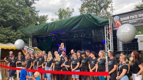 Noch bis zum 11. August gibt beim Olympischen Sommermärchen in Karlsdorf-Neuthard Sportangebote für Groß und Klein.