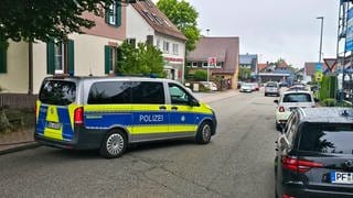 Polizeiauto in Straubenhardt