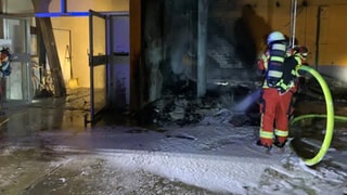 Brand in einer Lagerhalle für Fahrräder in Bruchsal