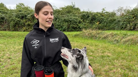 Ein starkes Team: Dog Dancerin Carmen Winkler und Hündin Freya