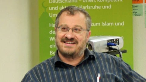 Rüstü Aslandur ist der Vorsitzende des Deutschsprachigen Muslimkreises in Karlsruhe