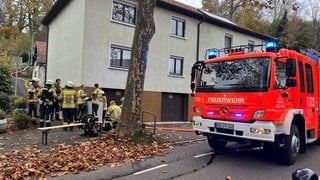 Feuerwehr bekämpft Brand in Baden-Baden