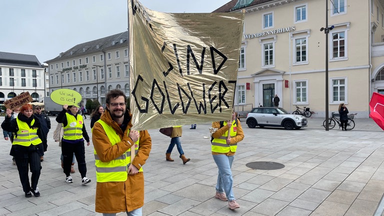 Streik in Karlsruhe